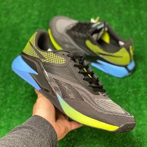 Reebok Nano X2 Mens Low Top Training Shoes Black GZ6436 NEW Multi